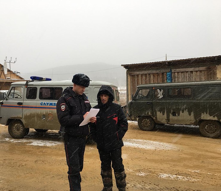 Одного из пропавших нашли полицейские Фото: ГУ МВД по Красноярскому краю