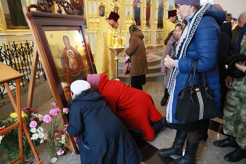 100-летие Михаила Калашникова: В Курье освятили храм Знамения Пресвятой Богородицы Фото: Олег УКЛАДОВ
