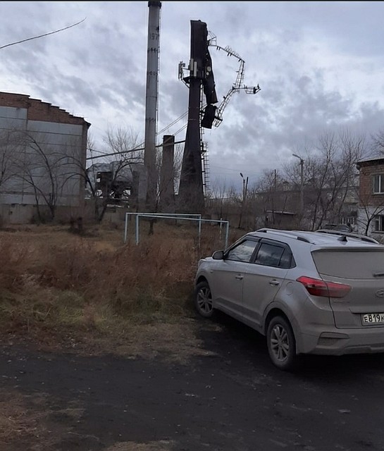 Дымовая труба в Хакасии Фото: соцсети
