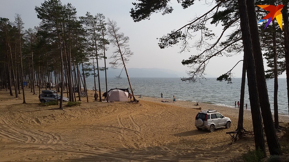 Одной из остановок семьи было озеро Байкал Фото: из личного архива