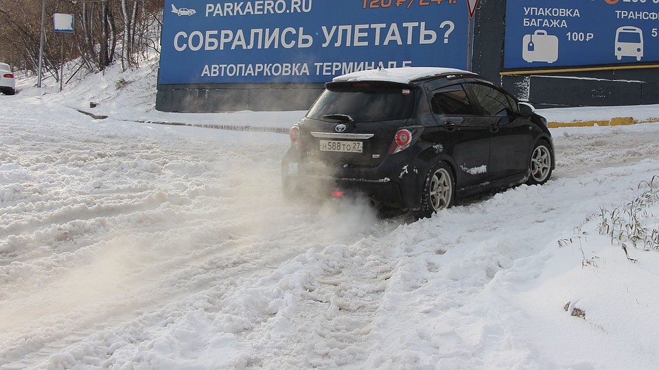 Авто буксуют на подъемах Фото: Милана СОКОЛ
