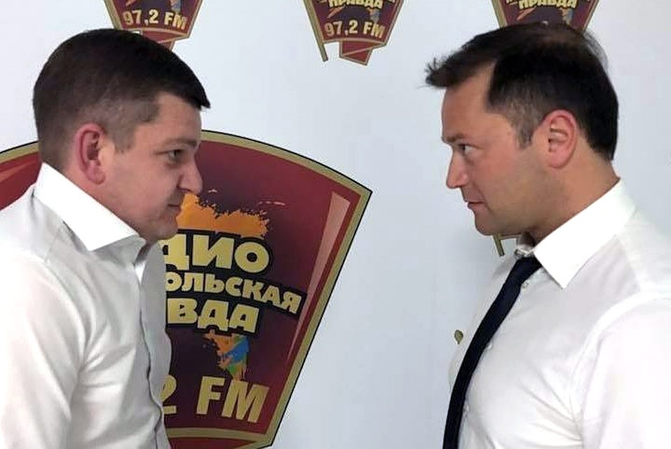 Никита Исаев и обозреватель «КП» Роман Карманов.