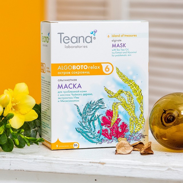 Альгинатные маски Teana