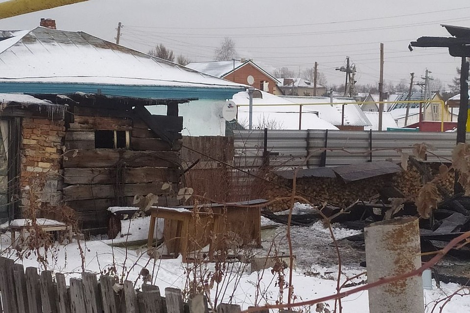 Пожар унес жизнь хозяина дома. Фото: Вероника Наумова\https://vk.com/incident__pashino