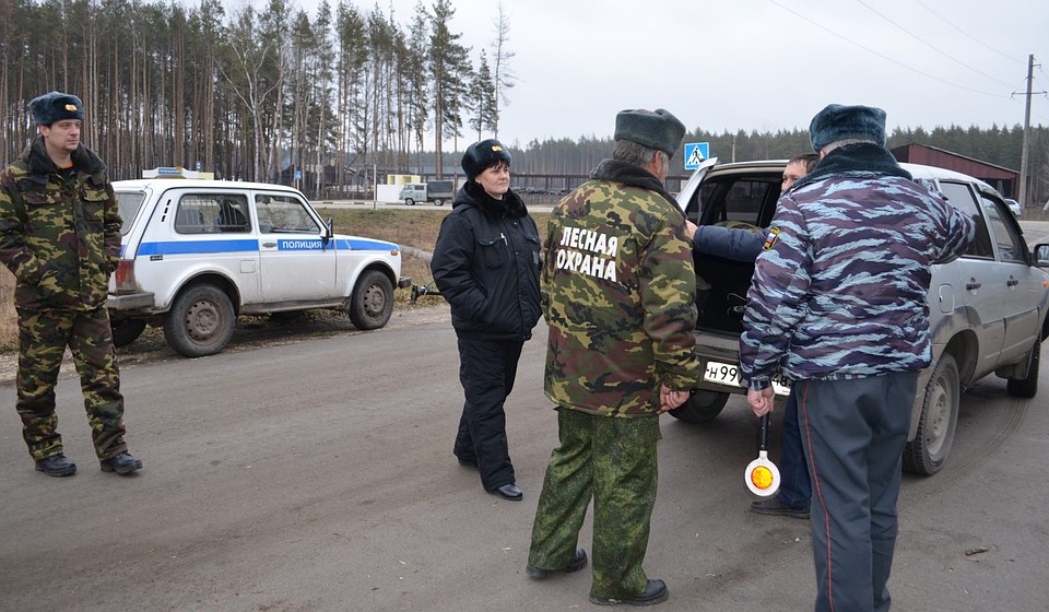 На дорогах выставили посты Фото: Управления лесного хозяйства Липецкой области