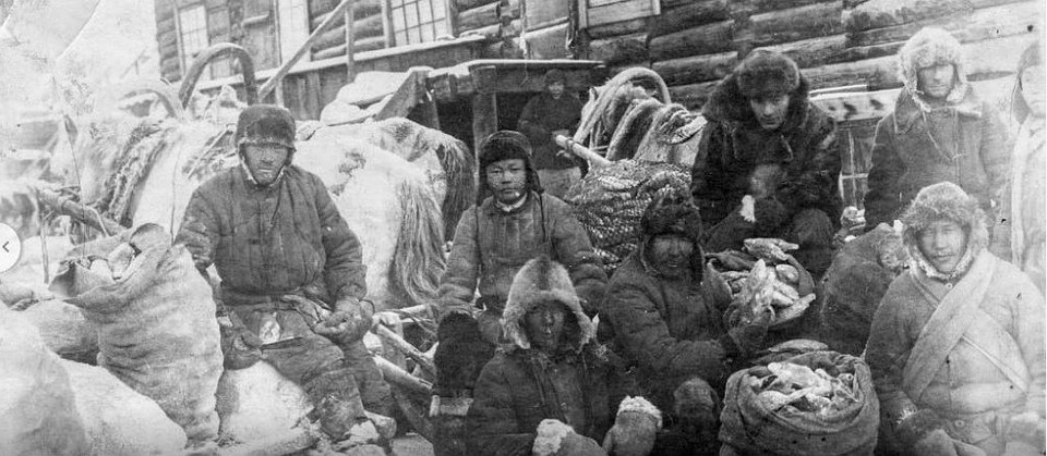 Рыбаки, 1941-1943 годы. Фото Национального архива РС(Я).