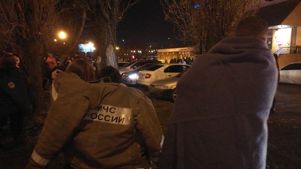 Эвакуация с концерта в Липецке Фото: Пресс-служба ГУ МЧС Липецкой области.