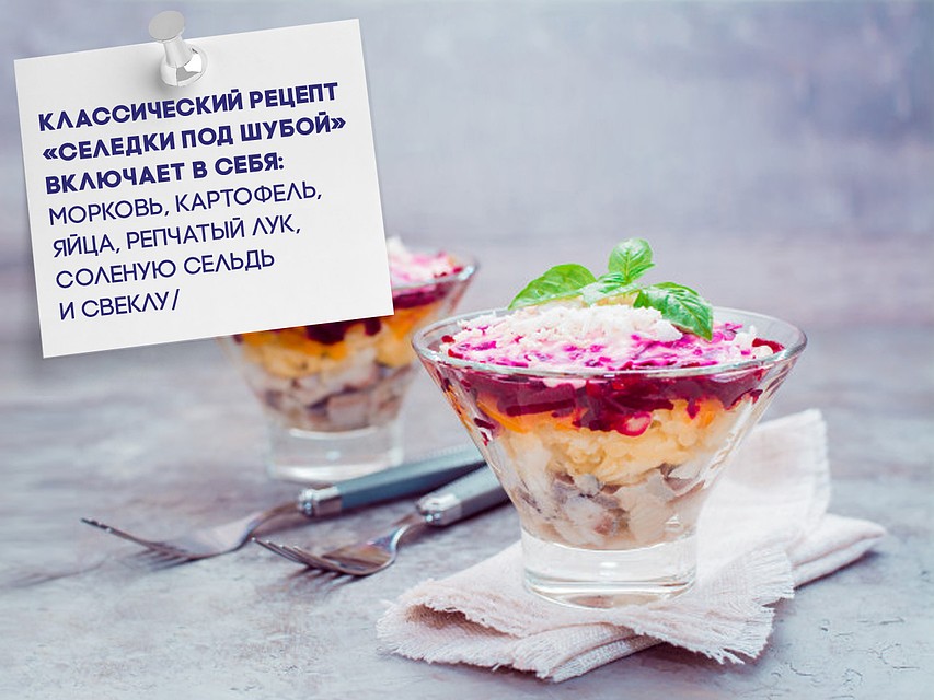 Рецепт «Селедки под шубой».