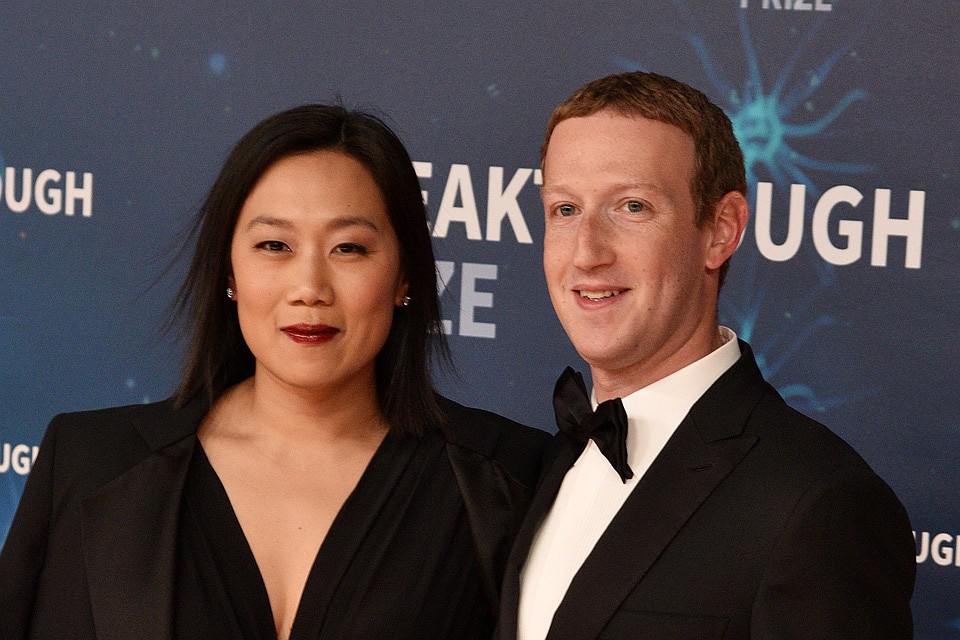 Основатель Facebook Марк Цукерберг и его жена Присцилла Чан. Фото: GLOBAL LOOK PRESS
