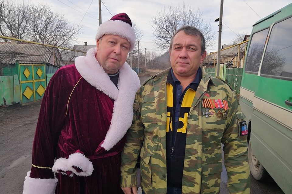 Вот такой водитель у Деда Мороза из Донбасса. Фото: Юлия АНДРИЕНКО