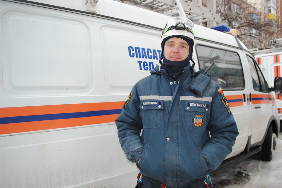 Алексей Белогубец один из тех, кто первым оказался на месте ЧП. Фото: ГОПАЛО Ольга.