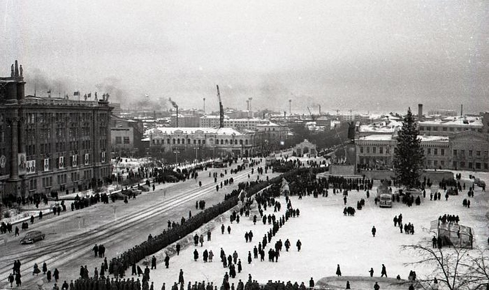 Вид на новогоднюю площадь 1905 года. Фото: Государственный архив Свердловской области