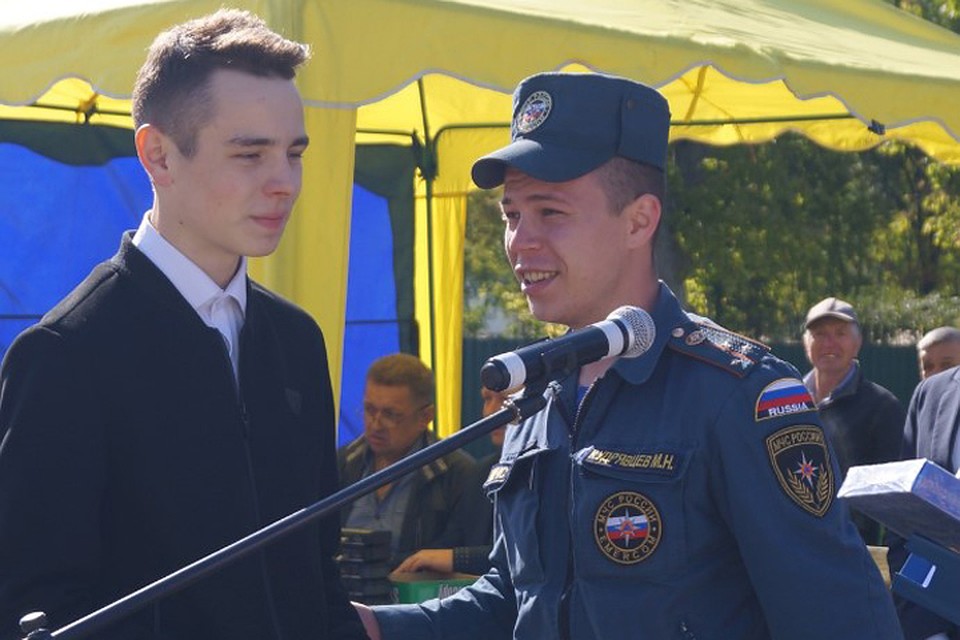 Даниил Баранов был награжден медалью «За содружество во имя спасения»