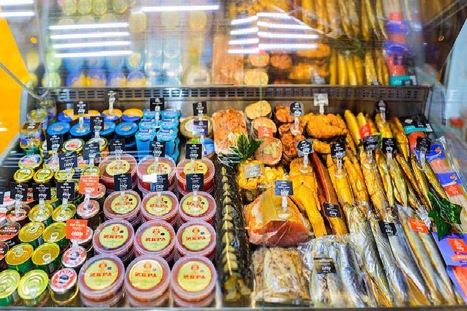 В ассортименте будет свыше 80 видов рыбной продукции.