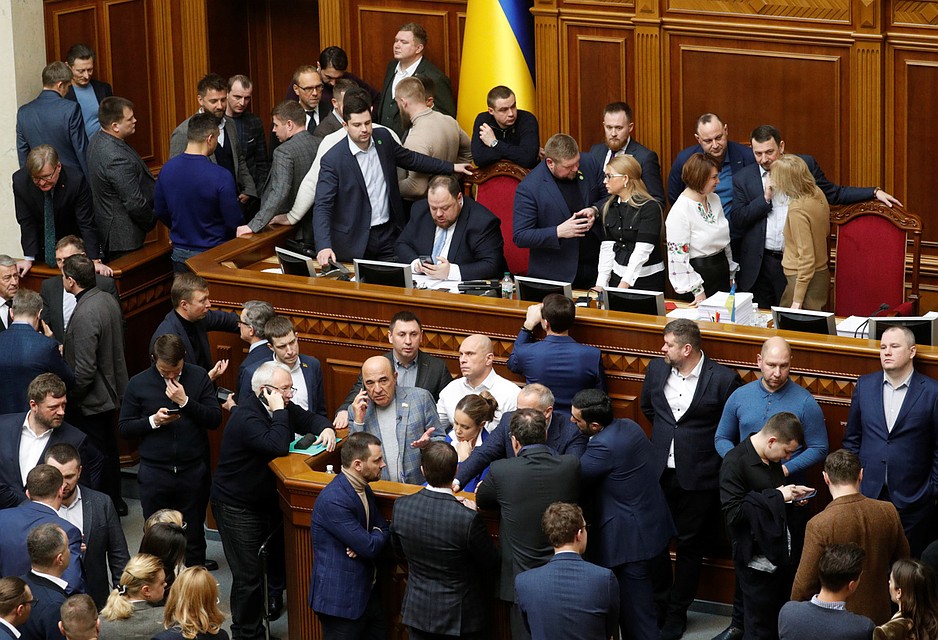 Так выглядело заседание в Верховной Раде 6 февраля. Фото: REUTERS