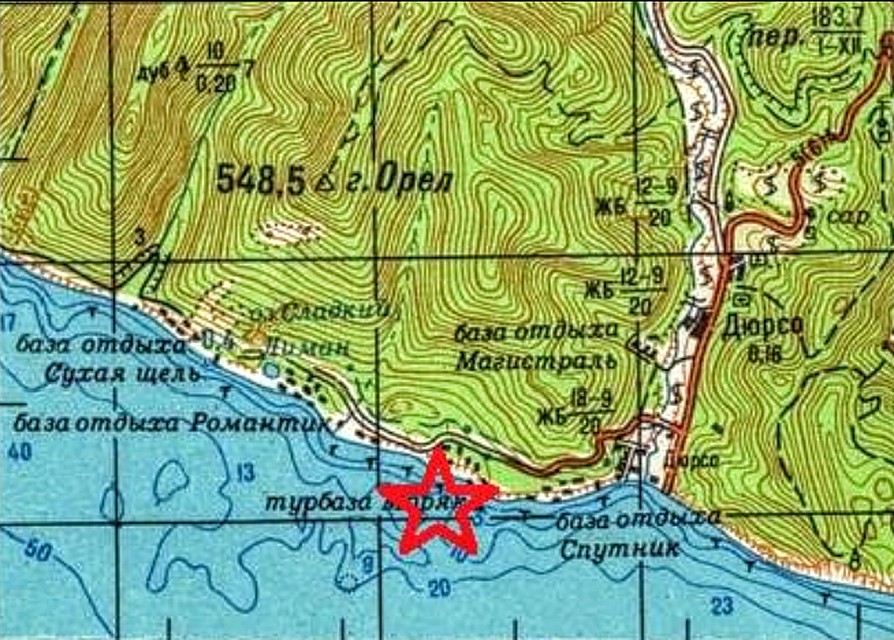 Карта поисковиков - именно здесь обнаружили сбитый самолет. Фото: kubpoisk.ru