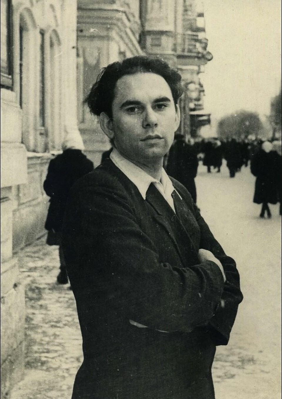 Василий Песков, корреспондент газеты «Молодой коммунар», 1950-е годы. Фото: Личный архив В. М. Пескова