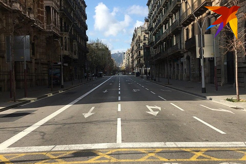 Улицы Барселоны опустели. Фото героев