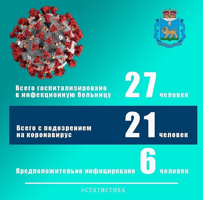 Фото: информационный центр Псковской области. Статистика на 22 марта.