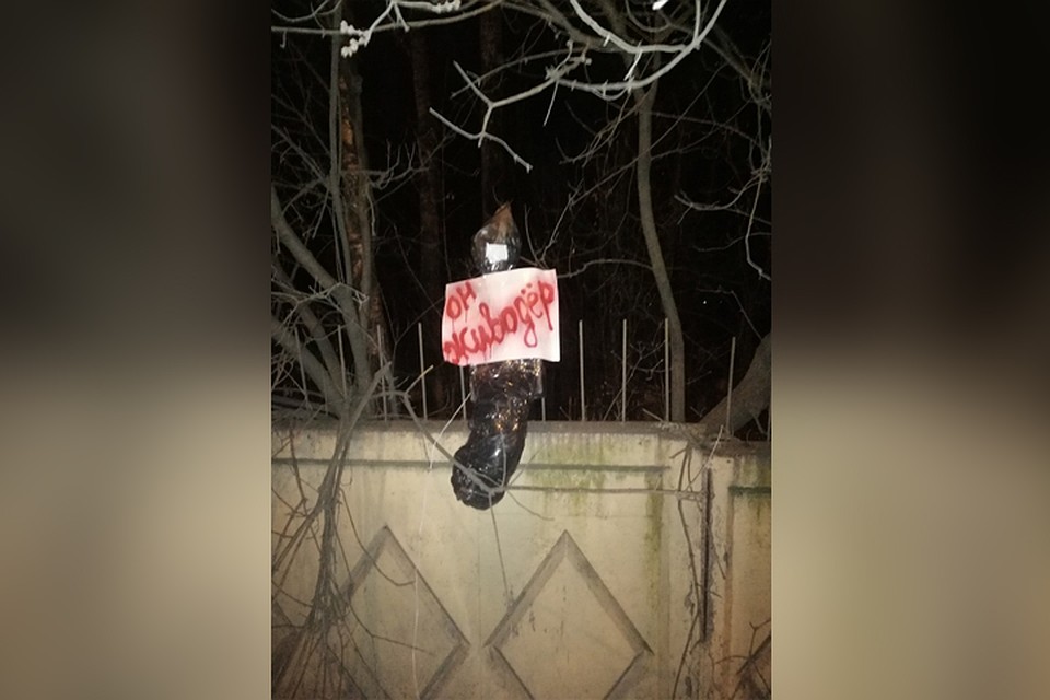 Устрашающего вида чучела появились в приволжской столице. Фото: СОЦСЕТИ