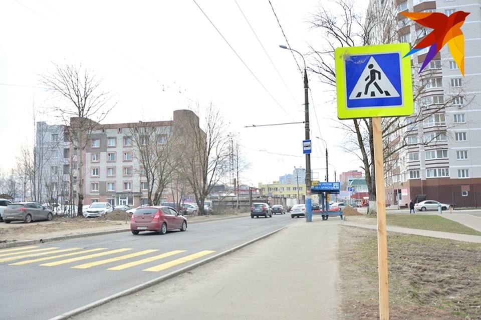 Еще одна "зебра" появилась на Крахмалева. Фото: Марина АНТОНОВА