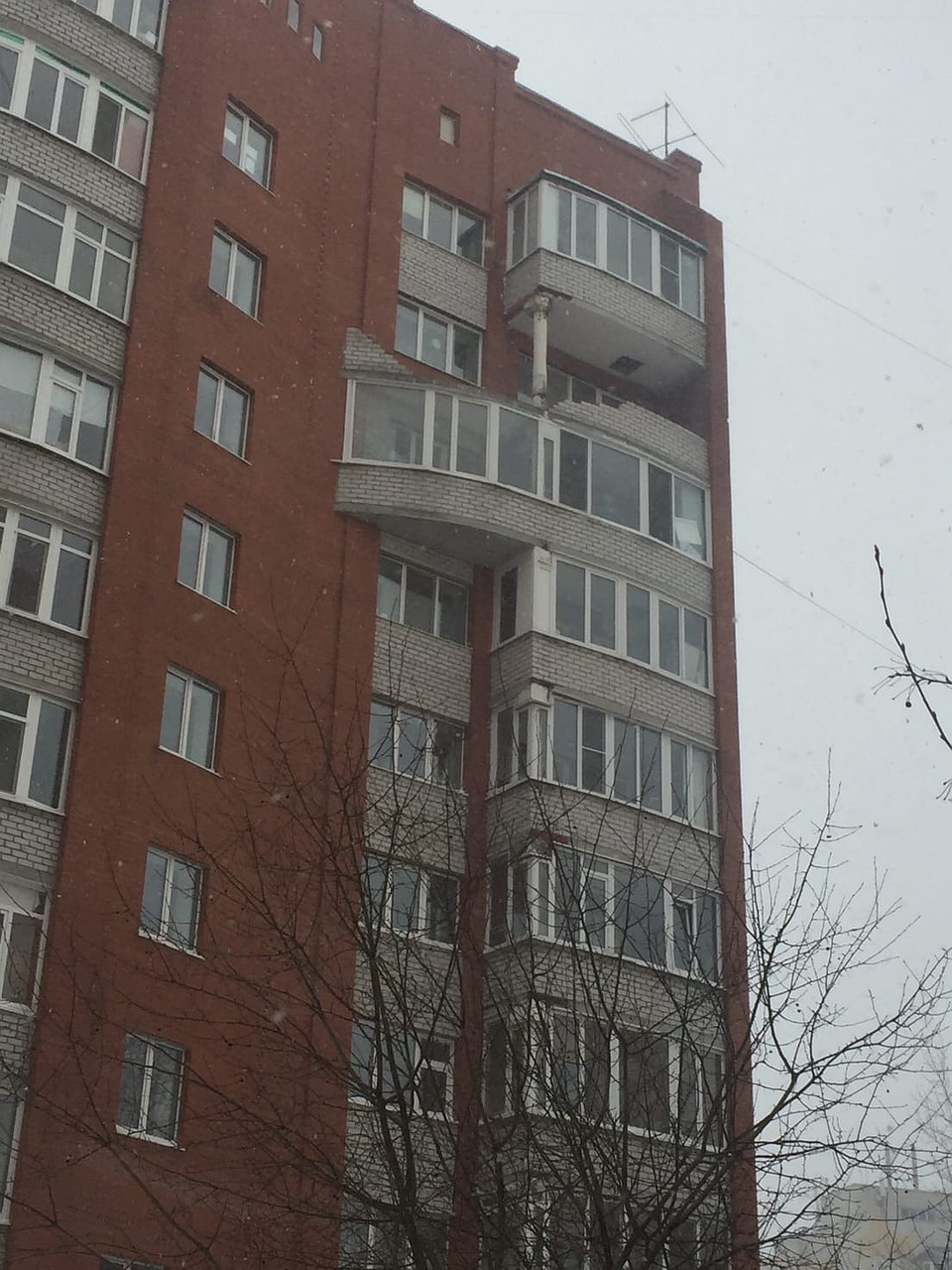 Балкон. Вид с утра. Фото: Елена Романова (ЧС Тюмень)
