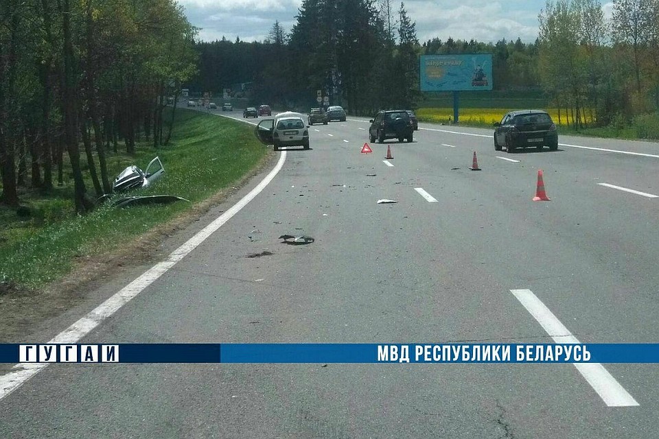 ДТП с погибшей в Минском районе. Фото: МВД.