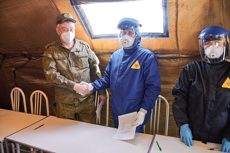 Военные передали госпиталь в оперативное подчинение ФМБА России Фото: skc-fmba.ru