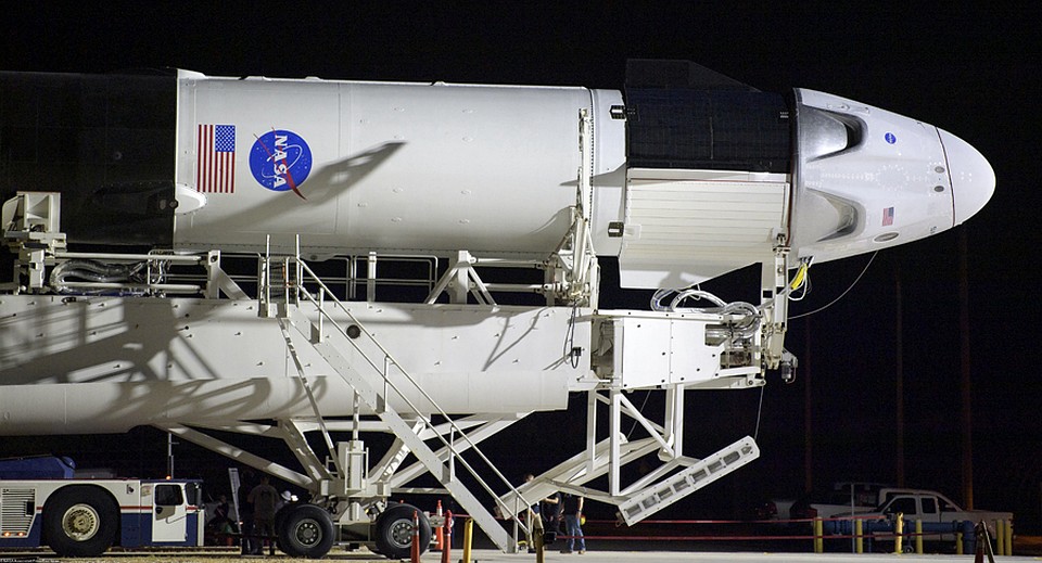 27-го мая должен состояться первый пилотируемый пуск корабля Crew Dragon компании SpaceX Фото: EAST NEWS