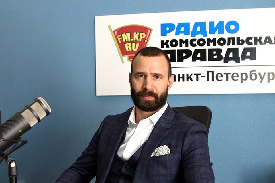 Генеральный директор сети клиник «Медпомощь 24» Евгений Фёдоров в студии «Комсомолки». Фото: Степан СТЕПАНОВ