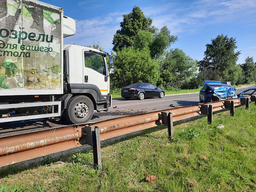 Водитель отечественного авто погиб на месте Фото: Пресс-служба УГИБДД по Тамбовской области