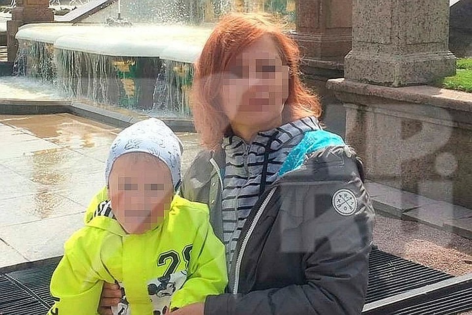 Светлана с племянником.