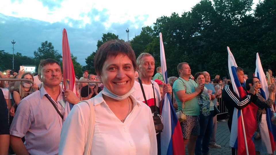 Алина Иванова считает Александра Маршала настоящим патриотом Фото: Петр Шувайников