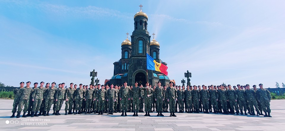 На Параде Победы в Москве (Фото: министерство обороны РМ).
