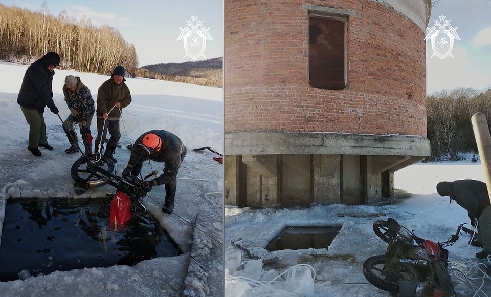 Как искали спрятанный мотоцикл. Фото: Следком по Приморскому краю