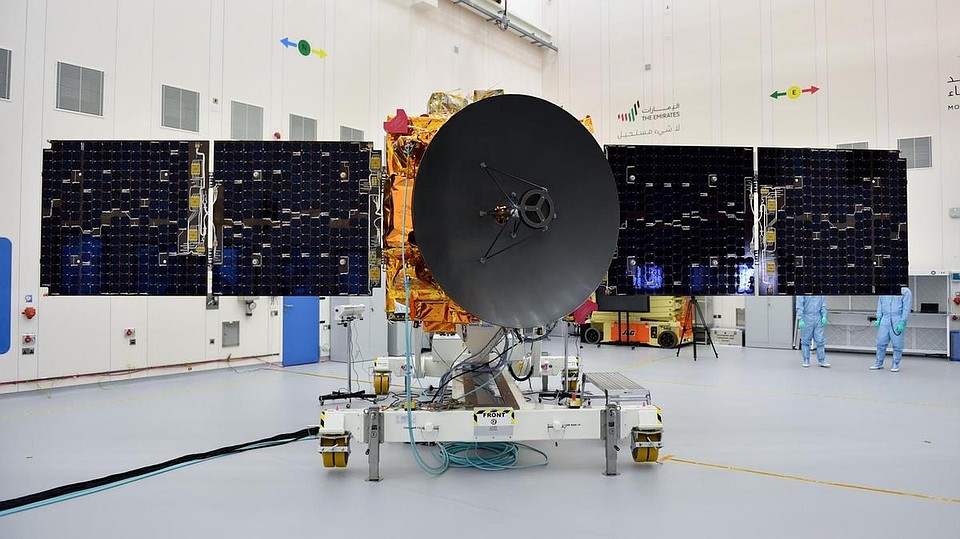 Станция «Аль-Амаль». Фото: Mohammed bin Rashid Space Centre