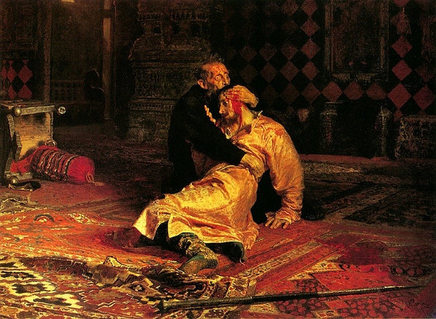 Рука художника перестала действовать после того, как он написал картину «Иоанн Грозный и его сын Иван»