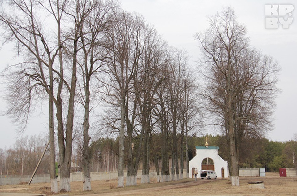 На въезде на территорию монастыря - небольшая аллея. Фото: Ксения САВЧЕНКОВА