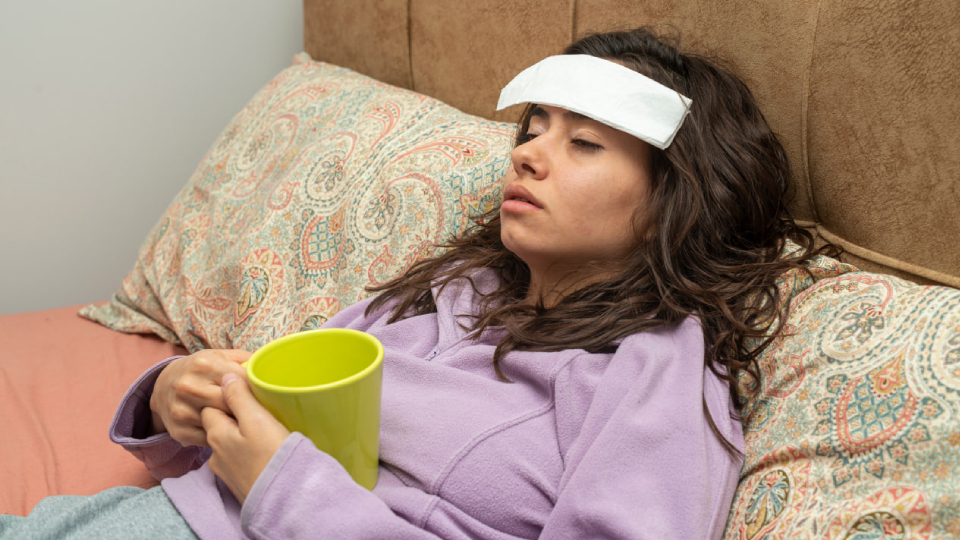 Головная боль при простуде у взрослых