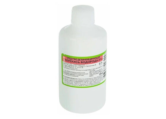 3% раствор перекиси водорода