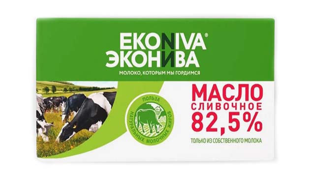 Сливочное масло «Эконива» 82,5 %