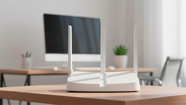 Mercusys MW305R. Фото: Павел Громов / Нейросеть