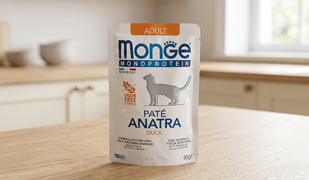 Влажный корм Monge Cat Monoprotein Pouch с уткой