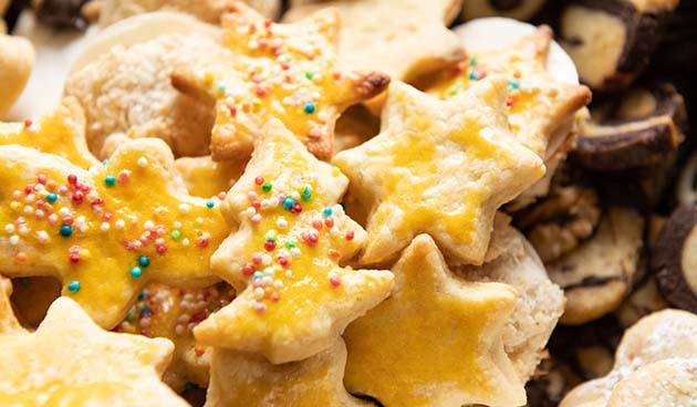 Сырные новогодние пряники