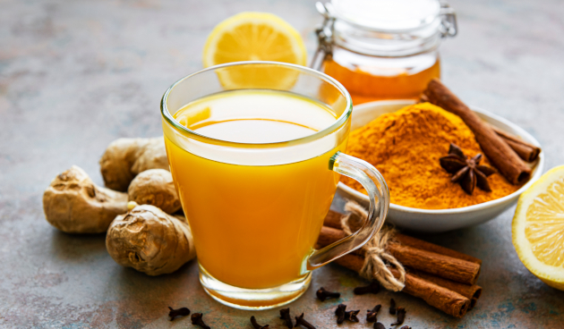 Куркума с медом и лимоном