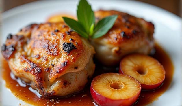 Курица со сливами