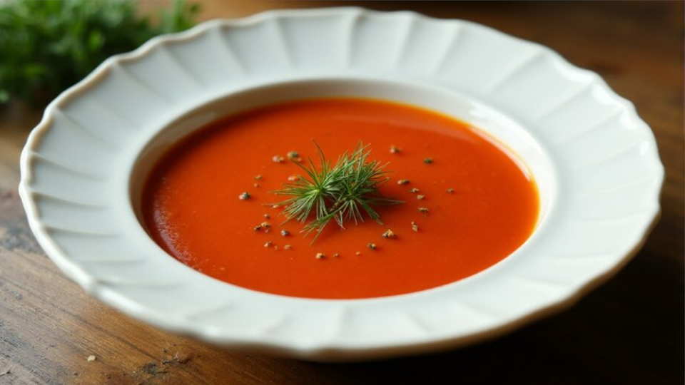 Томатный суп по-чешски