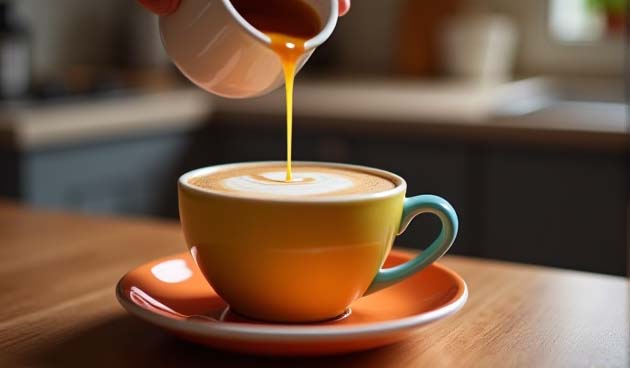Капучино с сиропом