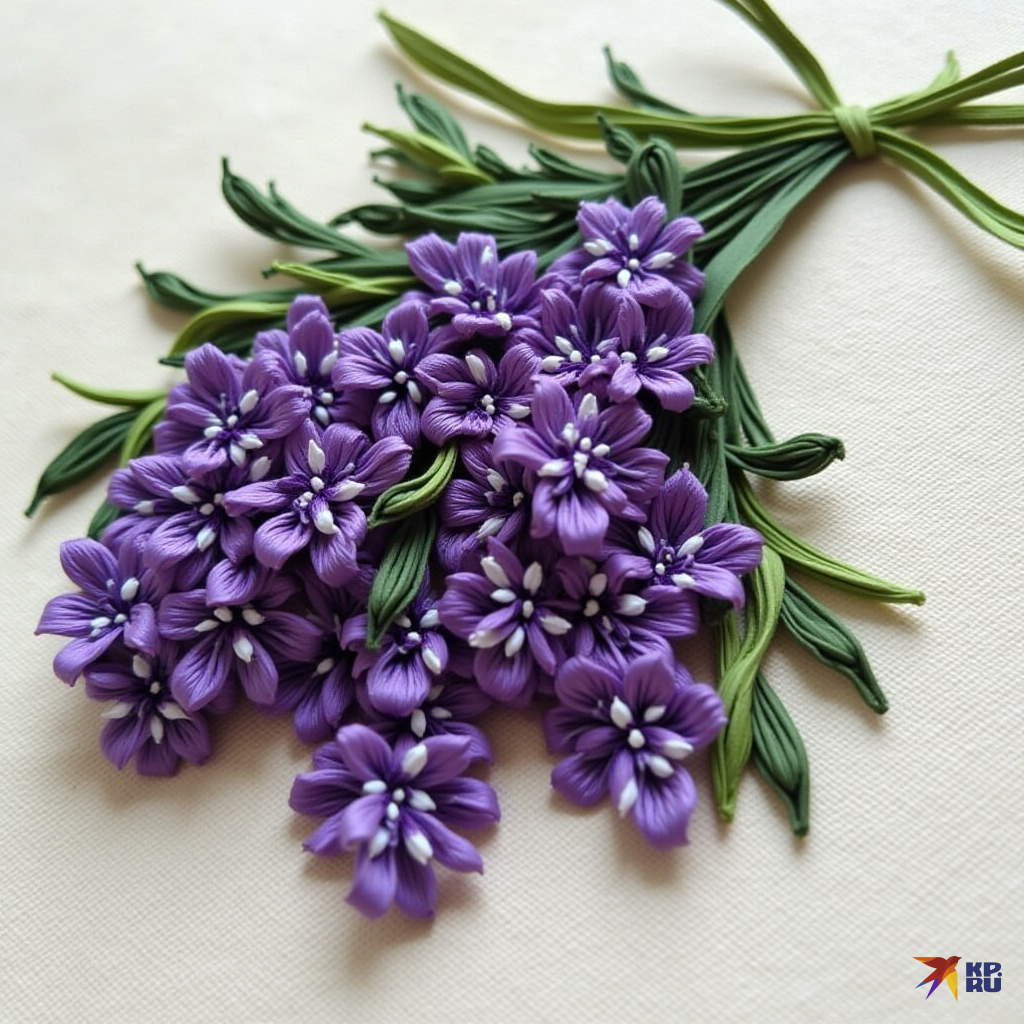 Картинки, фото с вышивкой лентами для вдохновения