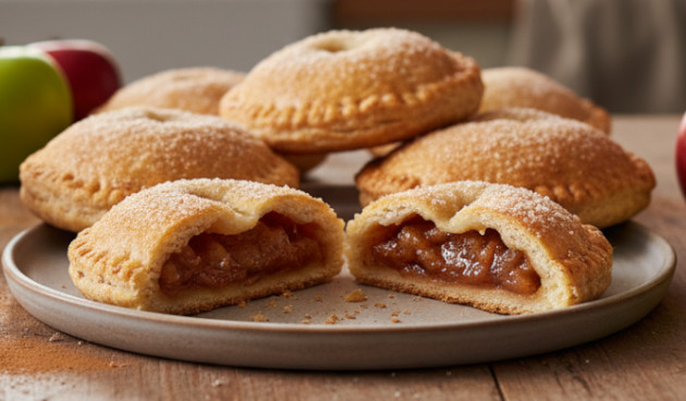 Пирожки с яблоками и корицей